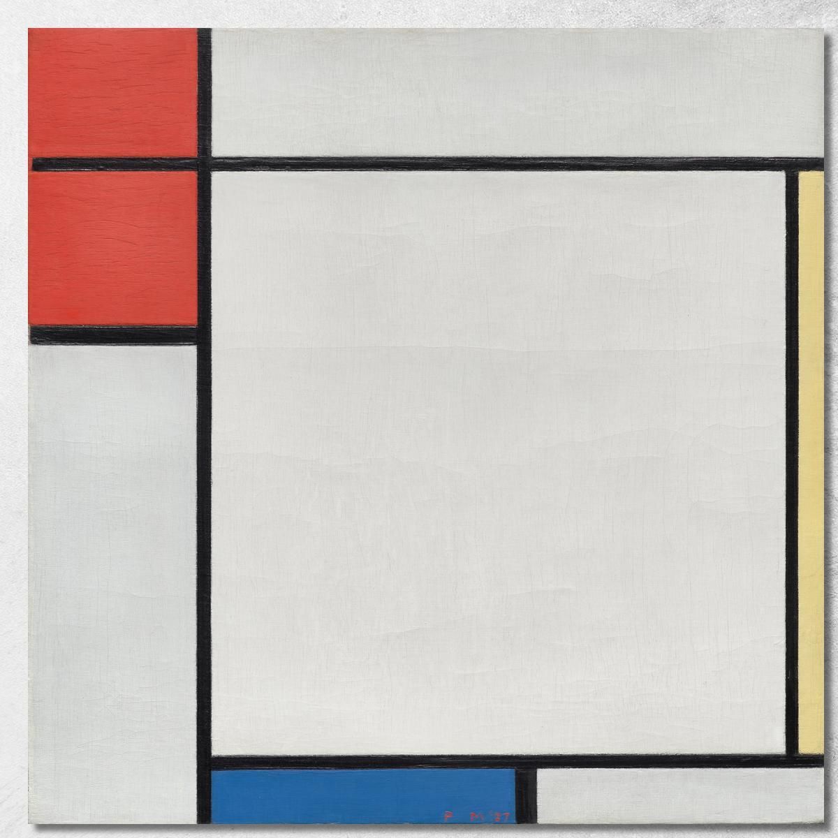 Composition With Red Yellow And Blue Piet Mondrian Canvas Print