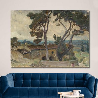 Study From Spoleto Italy Anna Boberg abb38 canvas print 