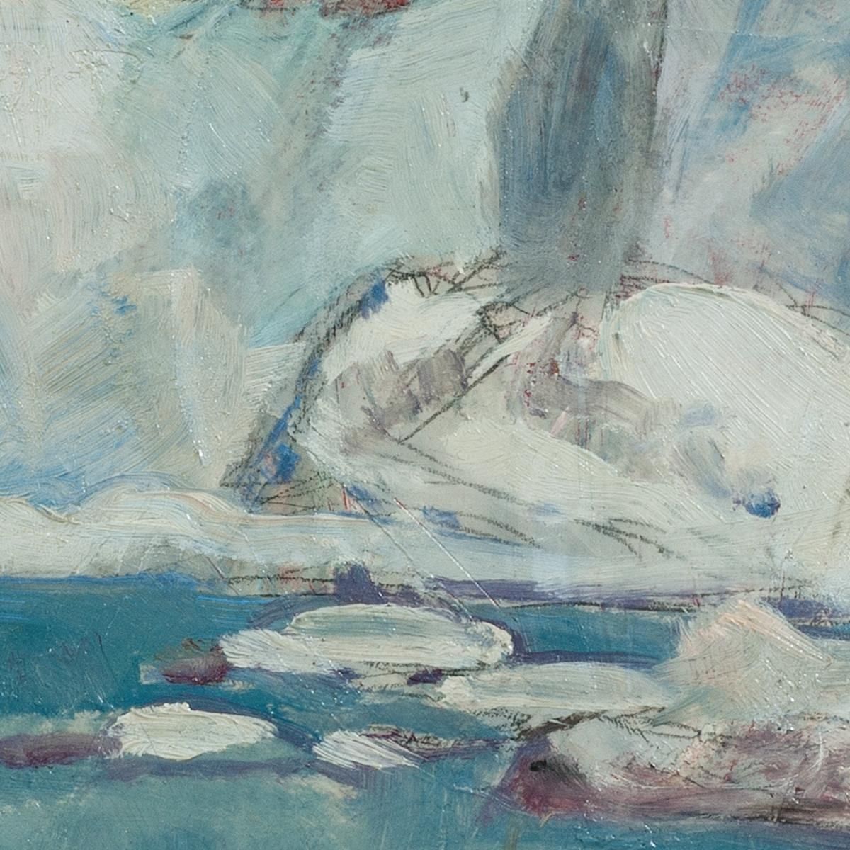 Svolvaer Harbour At The Height Of The Fishing Season.Study From Lofoten Anna Boberg abb43 canvas print