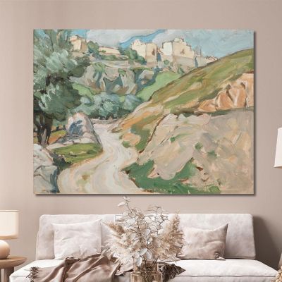 The Road To Jerusalem. Study Anna Boberg abb48 canvas print  The Road To Jerusalem. Study Anna Boberg abb48 canvas print