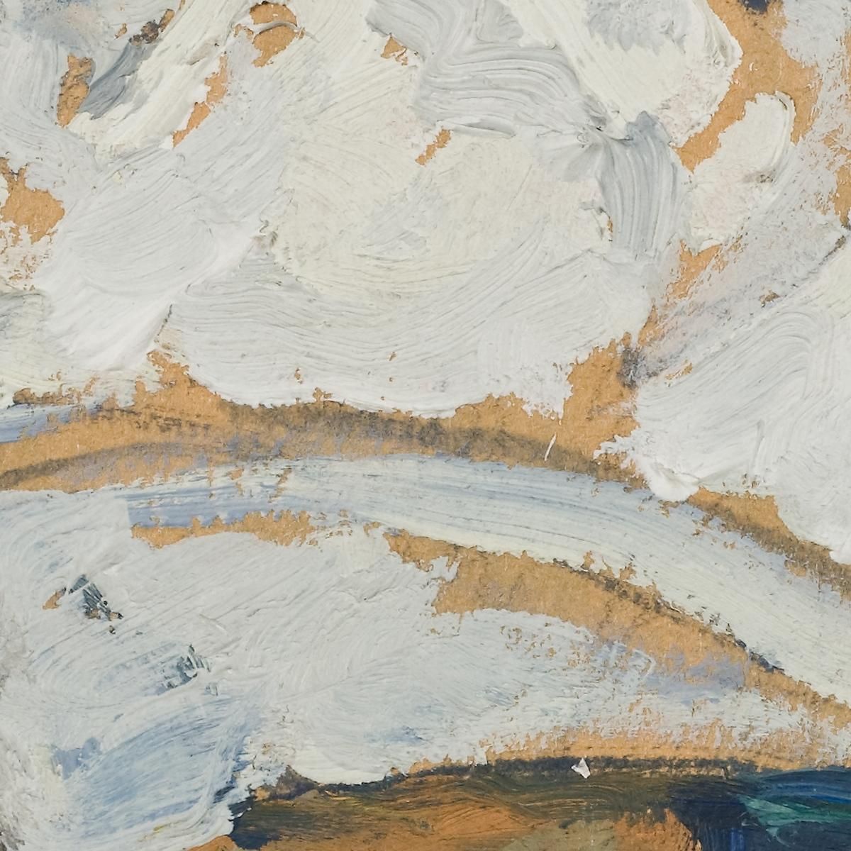 The White Mountain Top. Study From Switzerland Anna Boberg abb50 canvas print