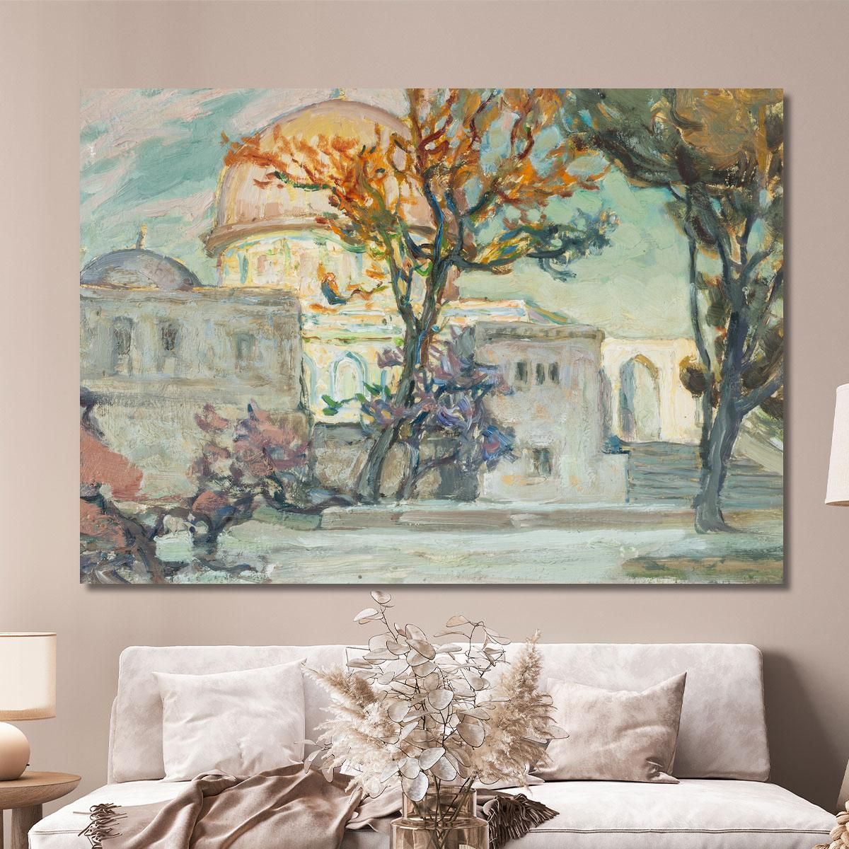 View Of Jerusalen. Study Anna Boberg abb52 canvas print 