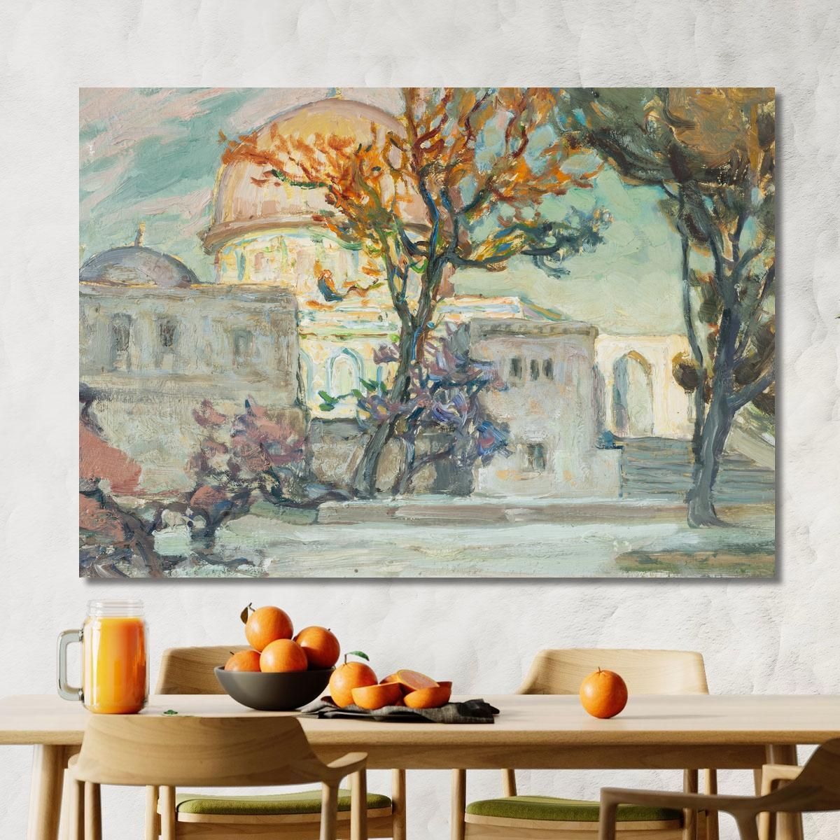 View Of Jerusalen. Study Anna Boberg abb52 canvas print 