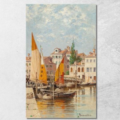 A View Of Venice Antonietta Brandeis abn6 canvas print 
