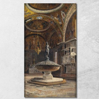 Baptistery Of San Marco Antonietta Brandeis abn9 canvas print