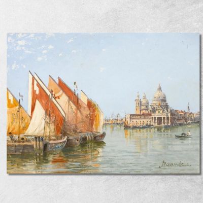 Fishing Boats Venice Antonietta Brandeis abn16 canvas print 
