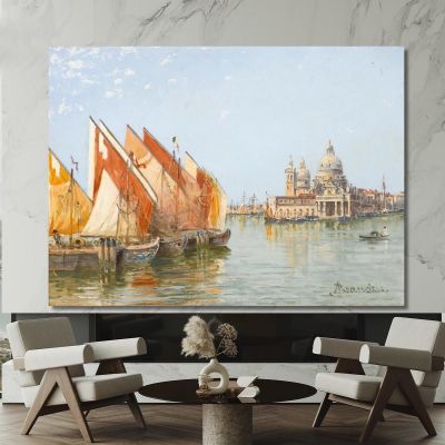 Fishing Boats Venice Antonietta Brandeis abn16 canvas print 