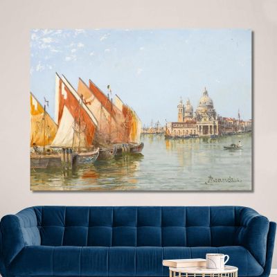 Fishing Boats Venice Antonietta Brandeis abn16 canvas print 