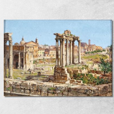 Rome The Roman Forum Rome' Antonietta Brandeis abn31 canvas print