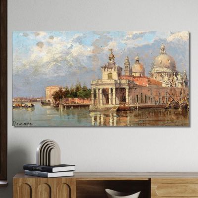 Venice Santa Maria Della Salute With Old Customs House Antonietta Brandeis abn57 canvas print 