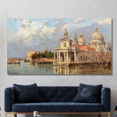 Venice Santa Maria Della Salute With Old Customs House Antonietta Brandeis abn57 canvas print 
