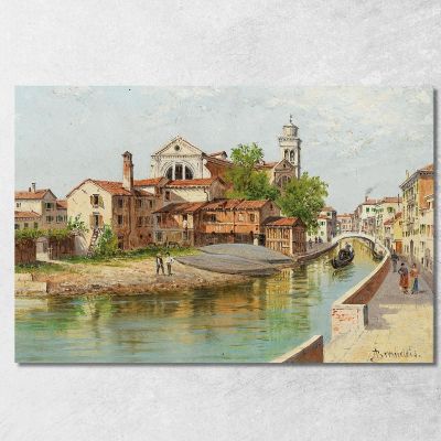 Saint Trovaso Venice' Antonietta Brandeis abn62 canvas print 