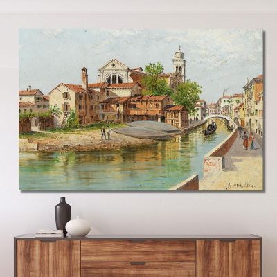 Saint Trovaso Venice' Antonietta Brandeis abn62 canvas print 