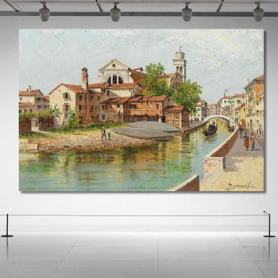 Saint Trovaso Venice' Antonietta Brandeis abn62 canvas print 
