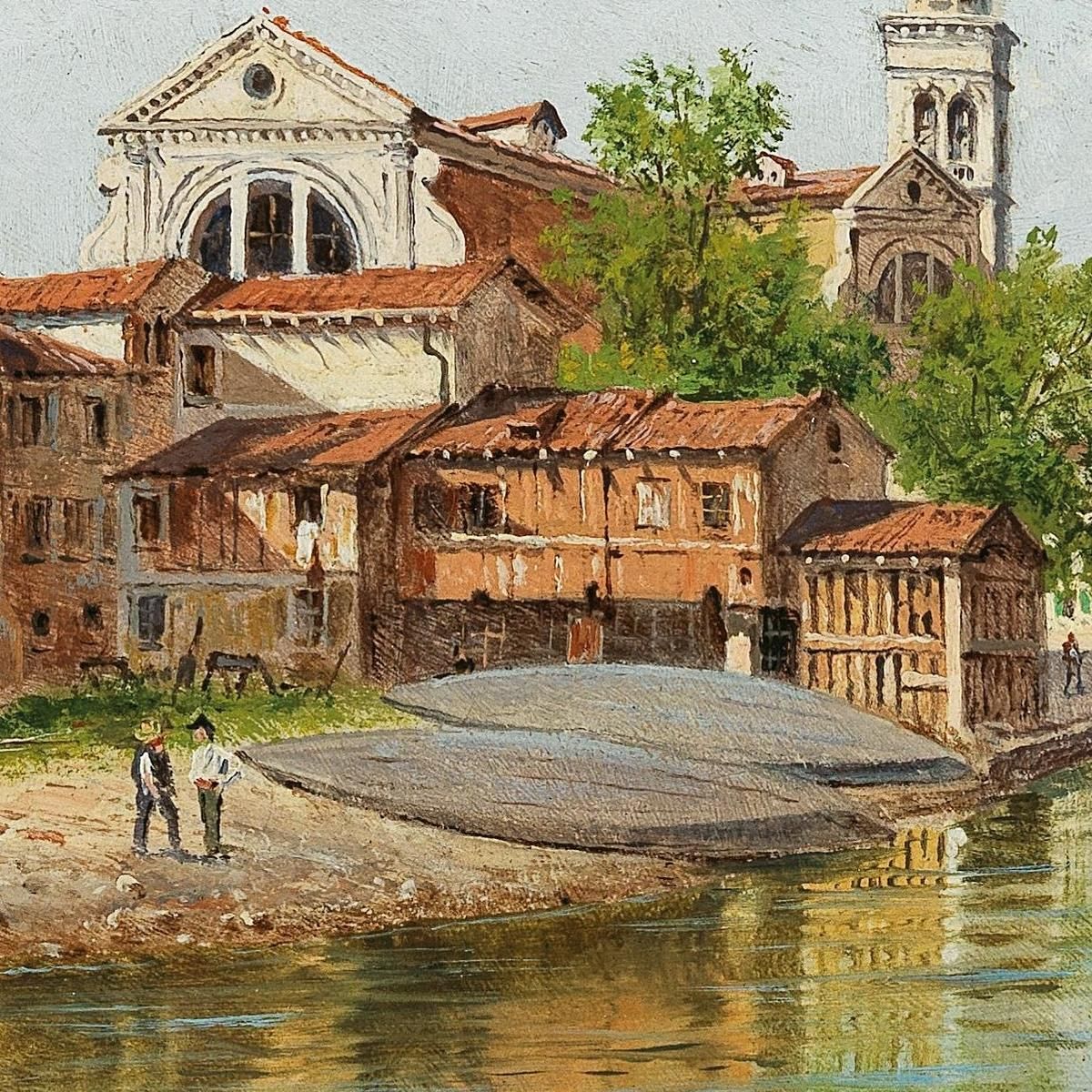 Saint Trovaso Venice' Antonietta Brandeis abn62 canvas print