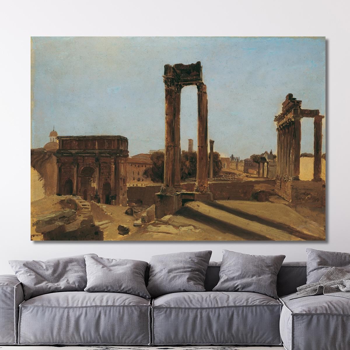 You Give The Roman Forum Carl Blechen cbc2 canvas print 