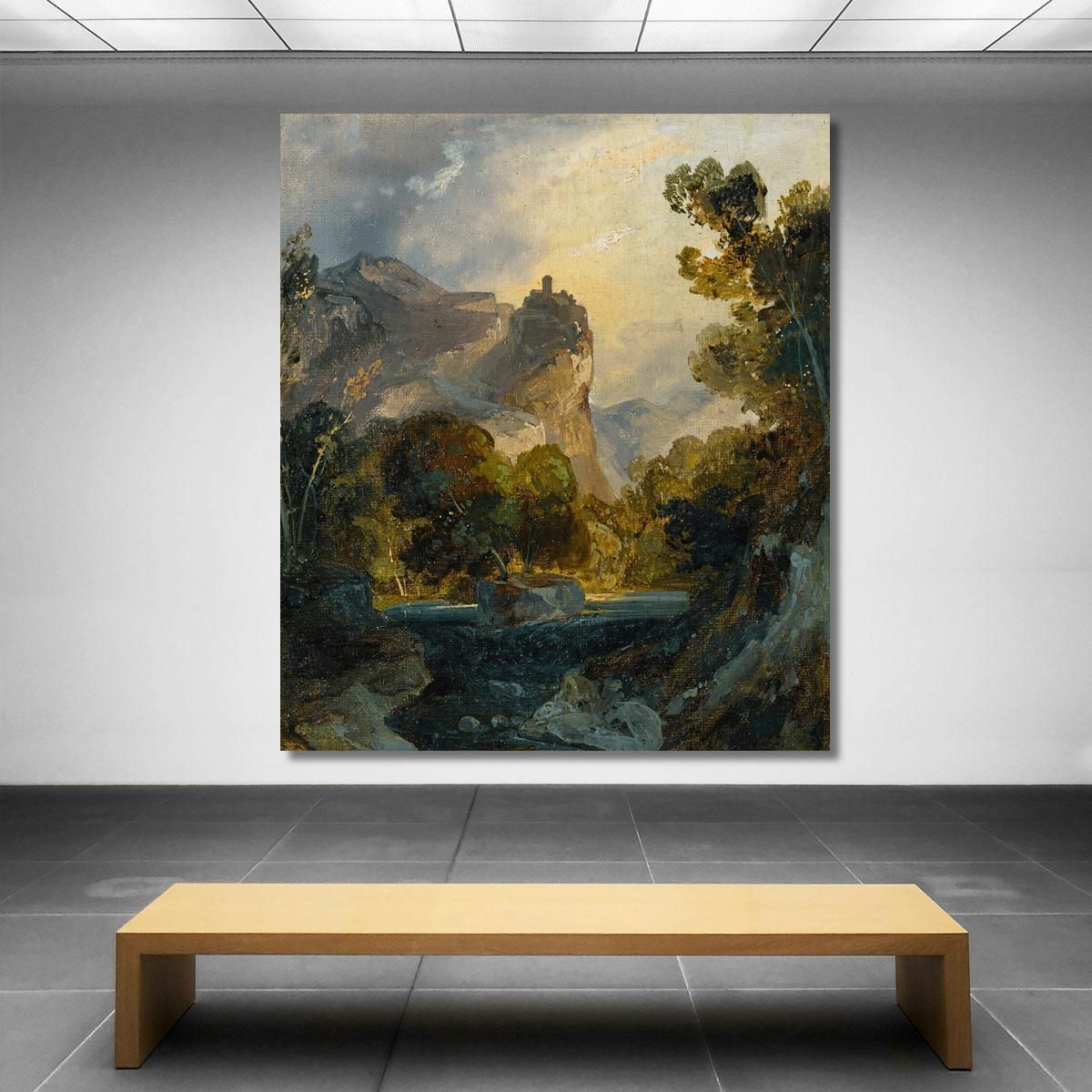 Italian Landscape Carl Blechen cbc9 canvas print 