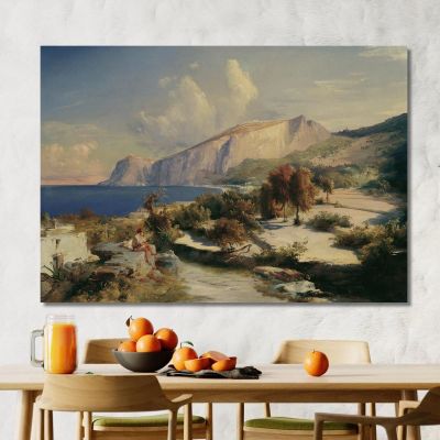 Afternoon On Capri Carl Blechen cbc13 canvas print 