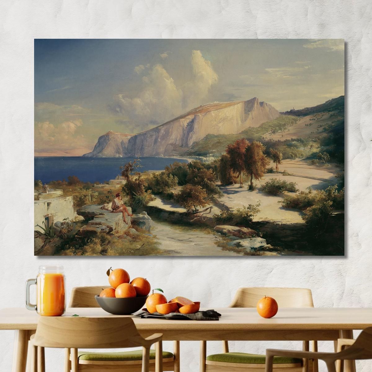 Afternoon On Capri Carl Blechen cbc13 canvas print 