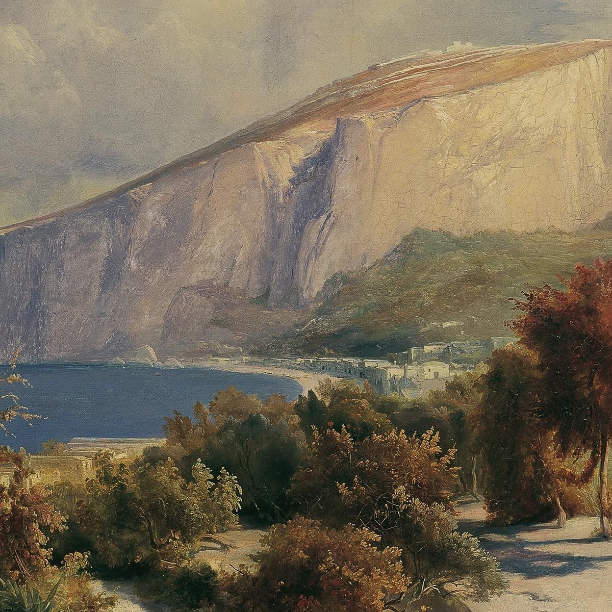 Afternoon On Capri Carl Blechen cbc13 canvas print