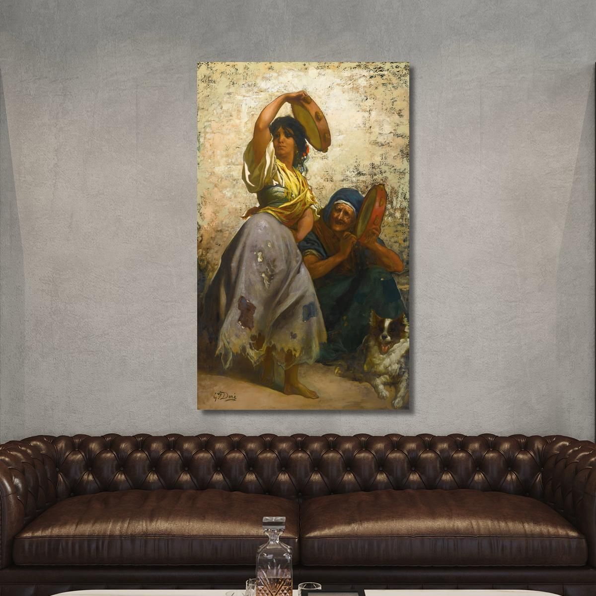 A Gypsy Dancing The Zorongo Doré Gustave gdr2 canvas print 