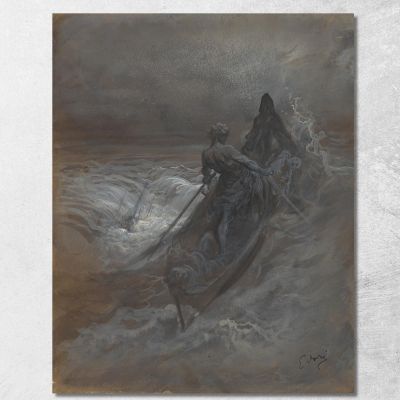 After The Shipwreck Design For An Illustration Of Coleridge'S The Rime Of The Ancient Mariner Doré Gustave gdr3 canvas print 