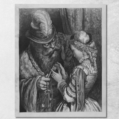 Bluebeard Doré Gustave gdr9 canvas print 