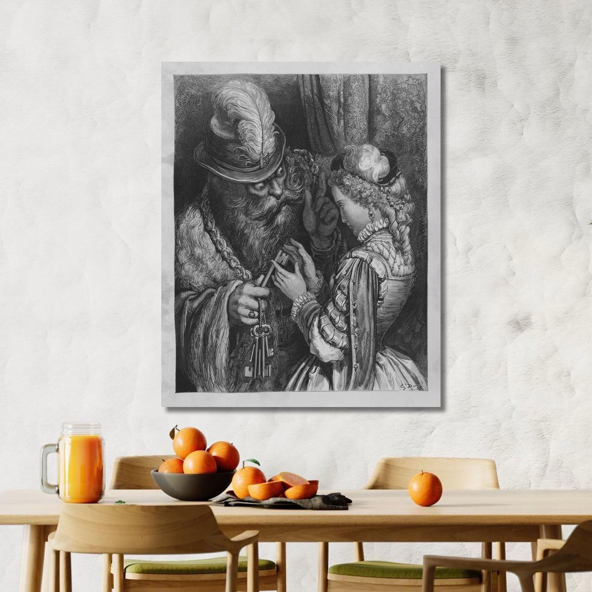 Bluebeard Doré Gustave gdr9 canvas print 