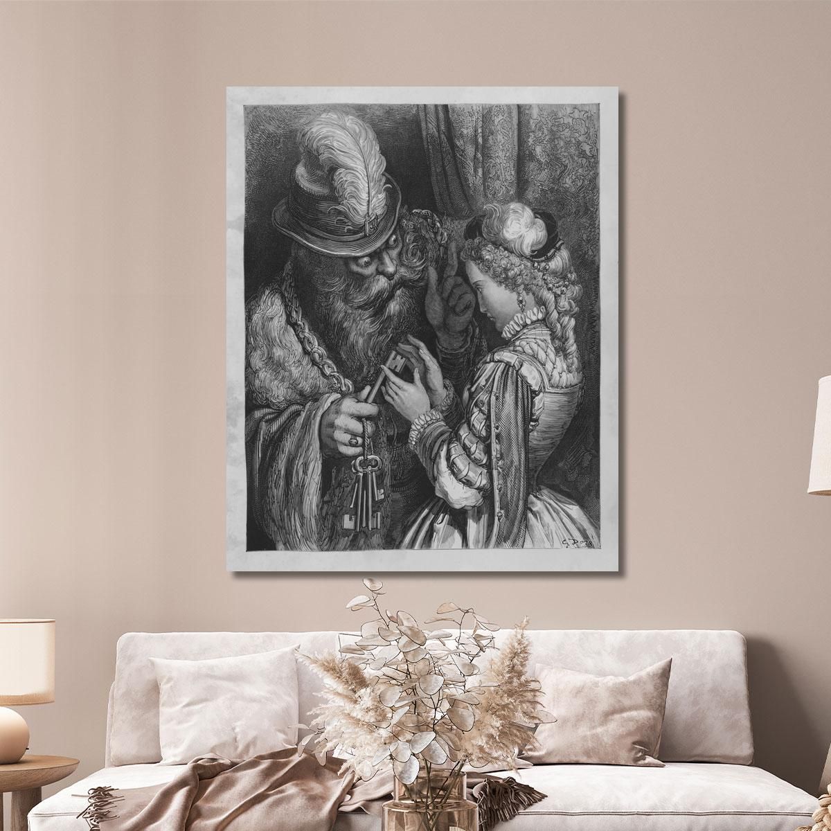 Bluebeard Doré Gustave gdr9 canvas print 