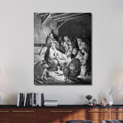 Christmas Doré Gustave gdr12 canvas print 