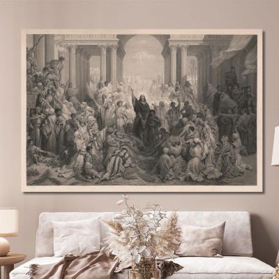 Christ'S Entry Into Jerusalem Doré Gustave gdr13 canvas print 