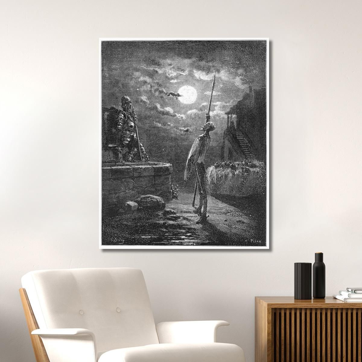 Don Quixote 2 Doré Gustave gdr21 canvas print 