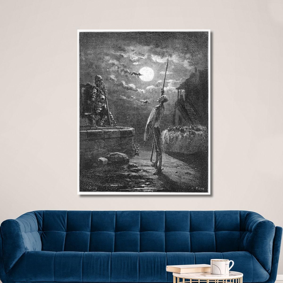 Don Quixote 2 Doré Gustave gdr21 canvas print 