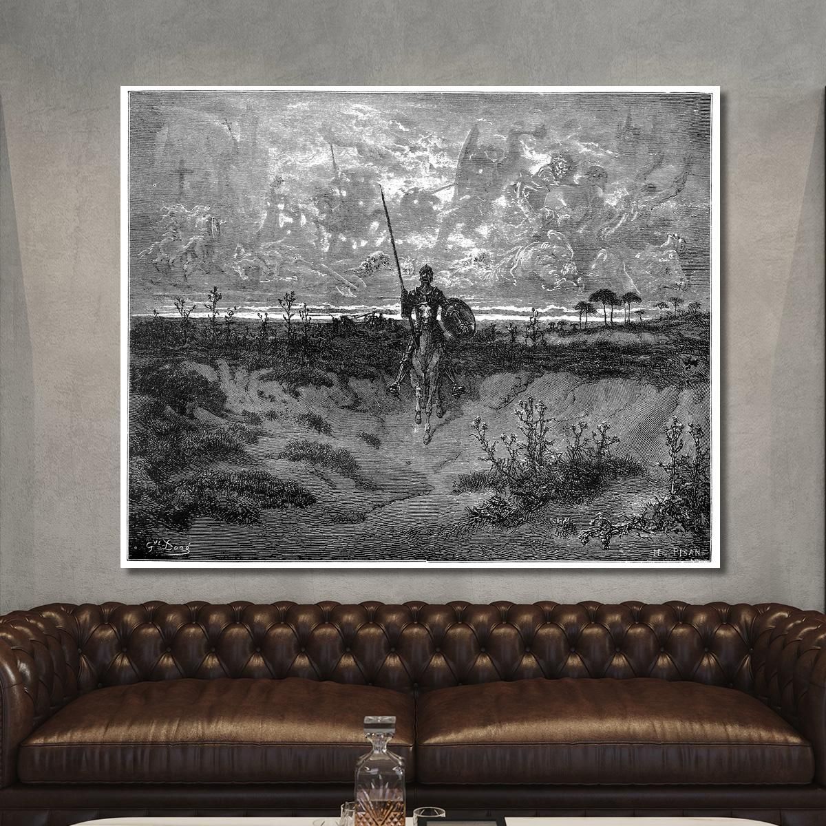 Don Quixote Doré Gustave gdr29 canvas print 