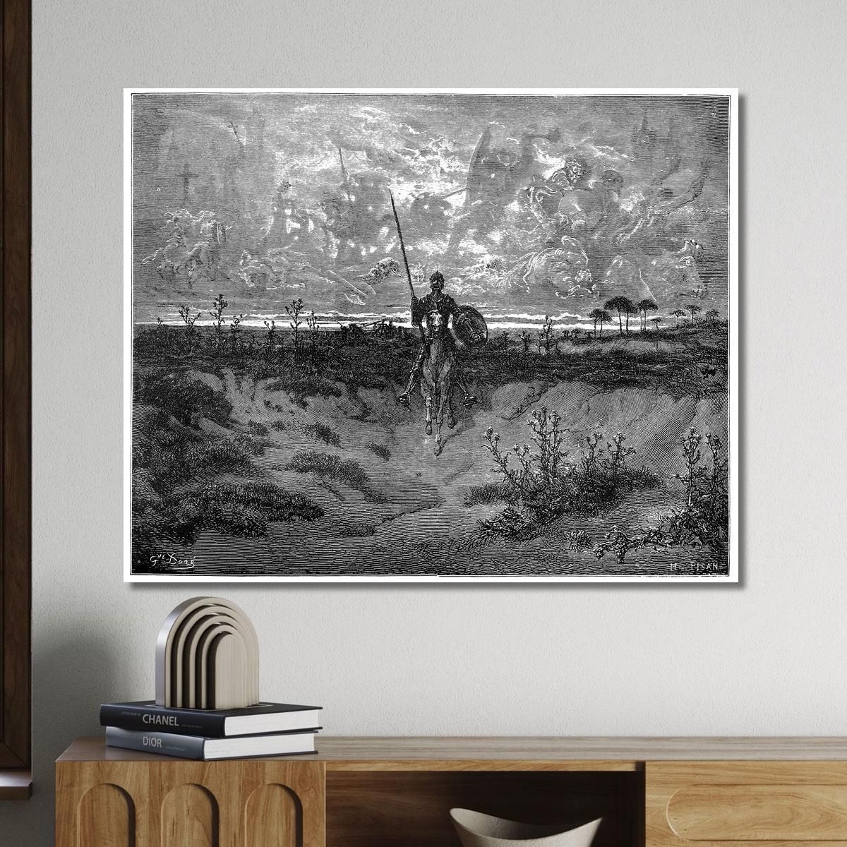 Don Quixote Doré Gustave gdr29 canvas print 