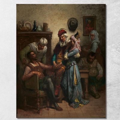 Don Quixote And Sancho Panza Entertained By Basil And Quiteria Doré Gustave gdr30 canvas print 