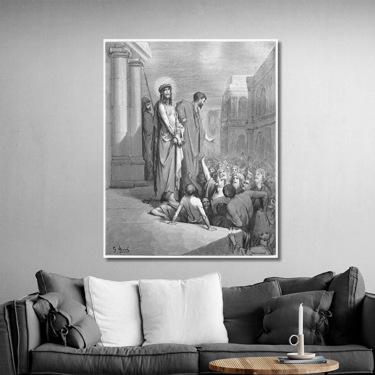 Jesus Is Presented To The People Doré Gustave gdr41 canvas print 