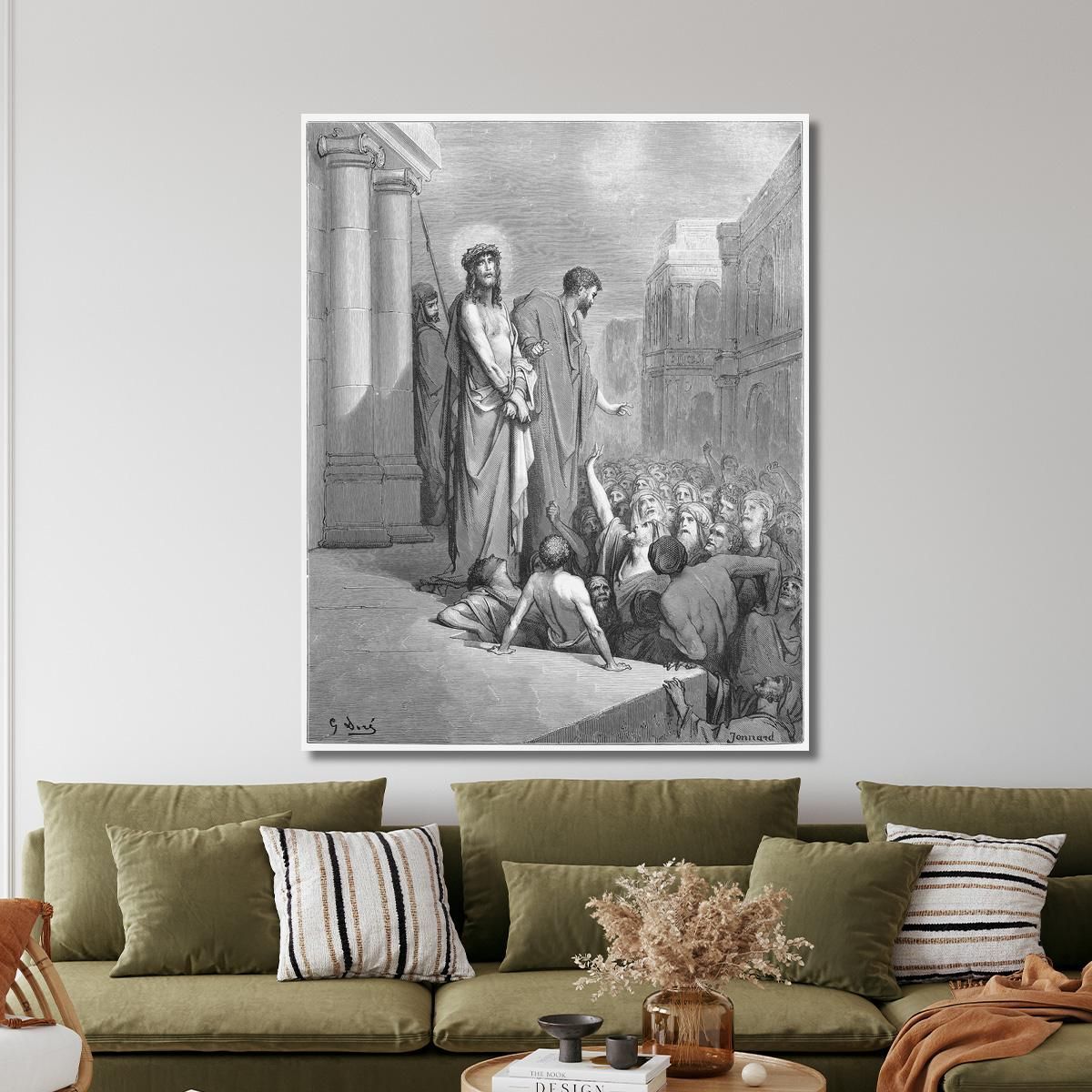 Jesus Is Presented To The People Doré Gustave gdr41 canvas print 