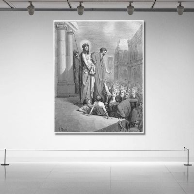 Jesus Is Presented To The People Doré Gustave gdr41 canvas print 