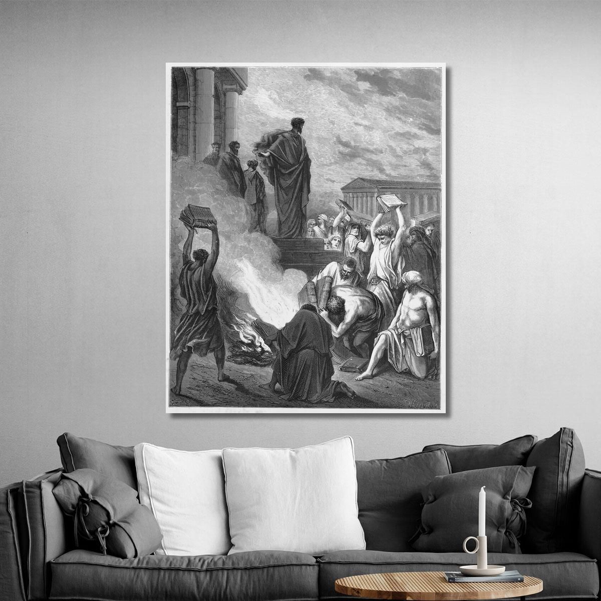 Paul Preaches At Ephesus Doré Gustave gdr55 canvas print 