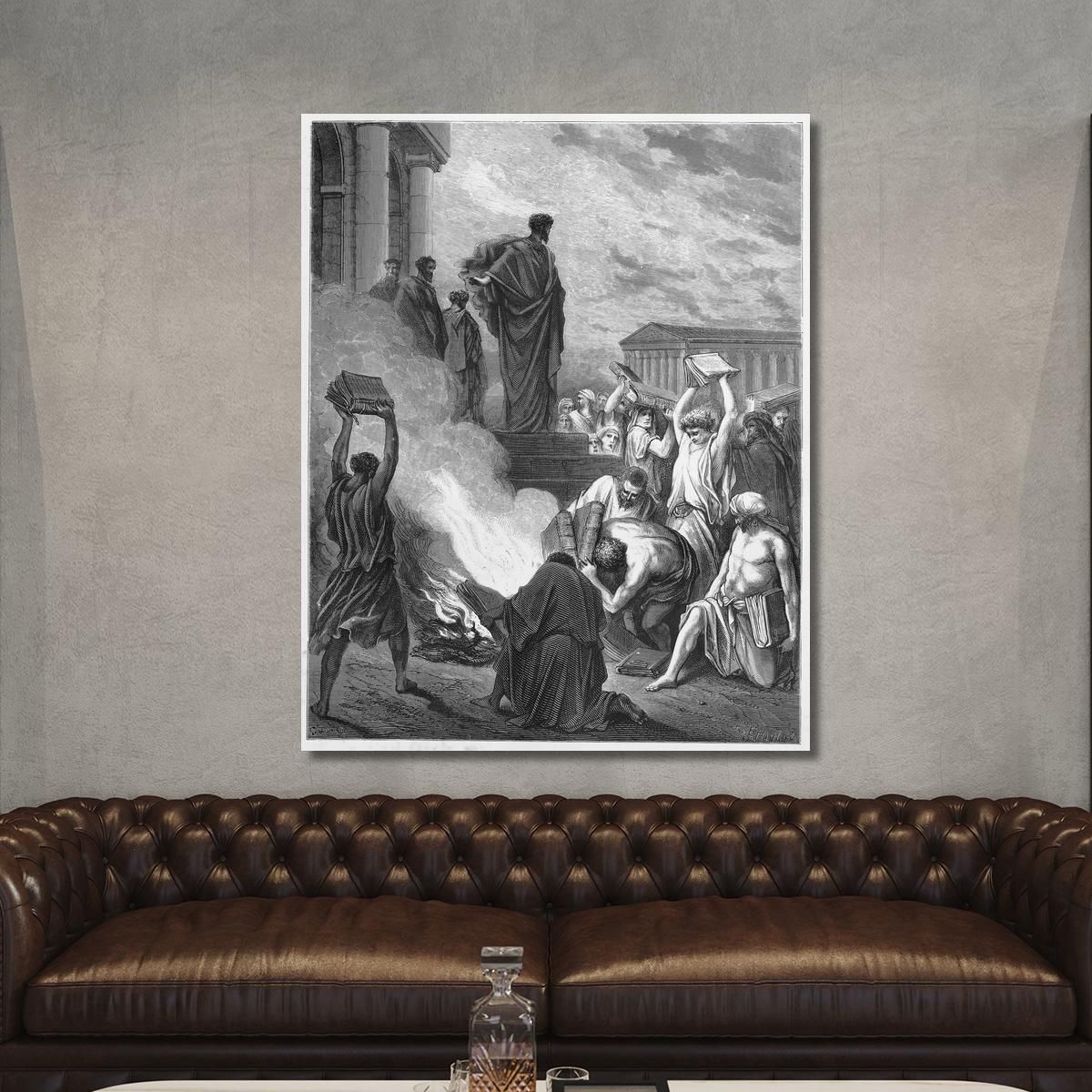 Paul Preaches At Ephesus Doré Gustave gdr55 canvas print 