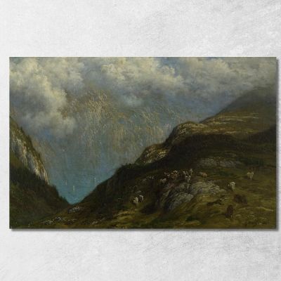 Mountain Landscape Doré Gustave gdr56 canvas print 