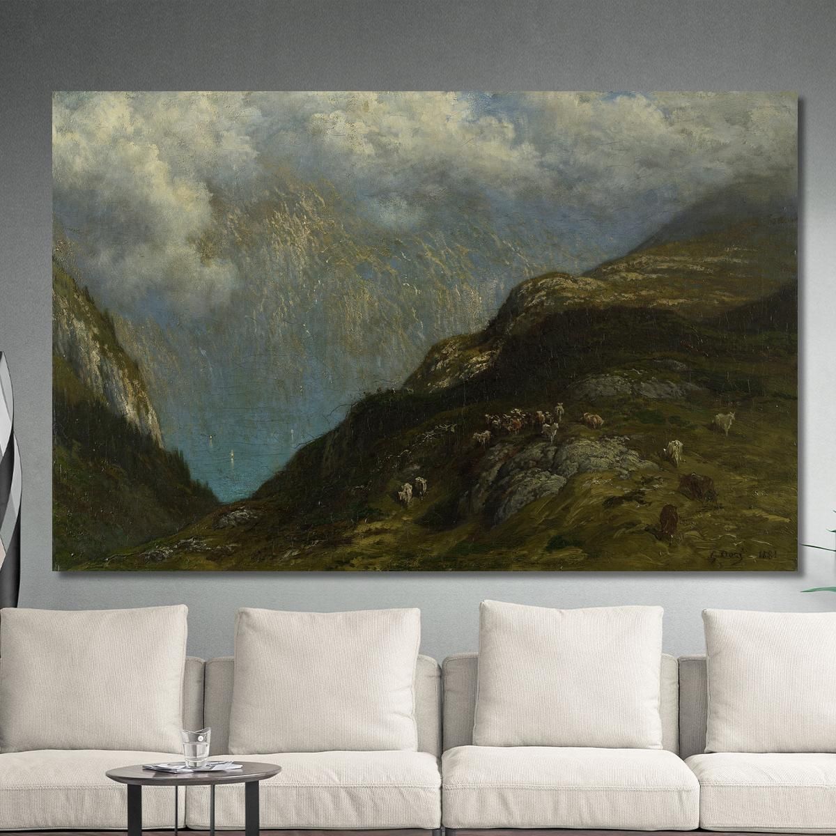 Mountain Landscape Doré Gustave gdr56 canvas print 