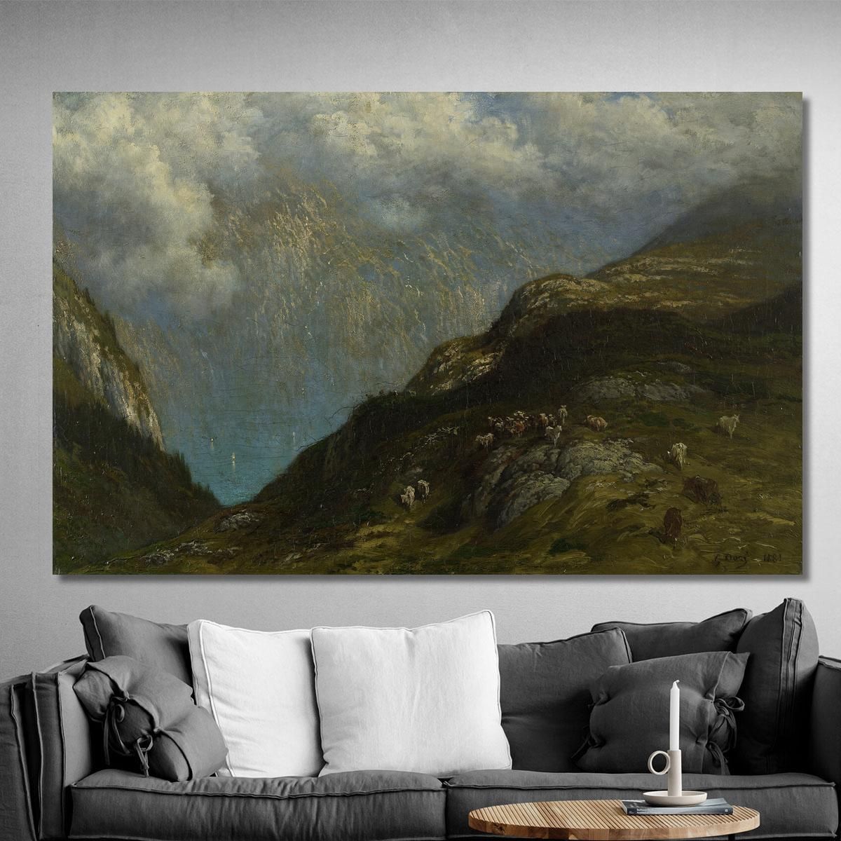 Mountain Landscape Doré Gustave gdr56 canvas print 