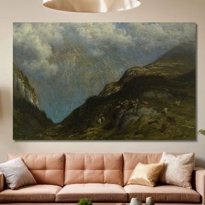 Mountain Landscape Doré Gustave gdr56 canvas print 