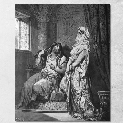 Samson And Delilah Doré Gustave gdr61 canvas print 