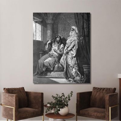 Samson And Delilah Doré Gustave gdr61 canvas print 