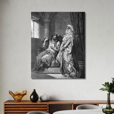 Samson And Delilah Doré Gustave gdr61 canvas print 