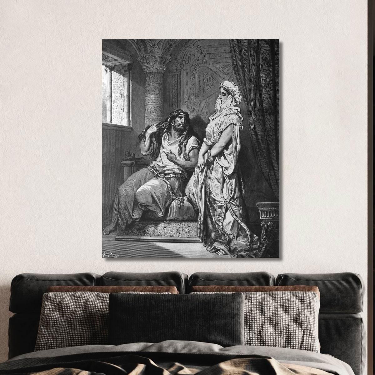 Samson And Delilah Doré Gustave gdr61 canvas print 