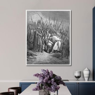 The Death Of Agag Doré Gustave gdr71 canvas print 